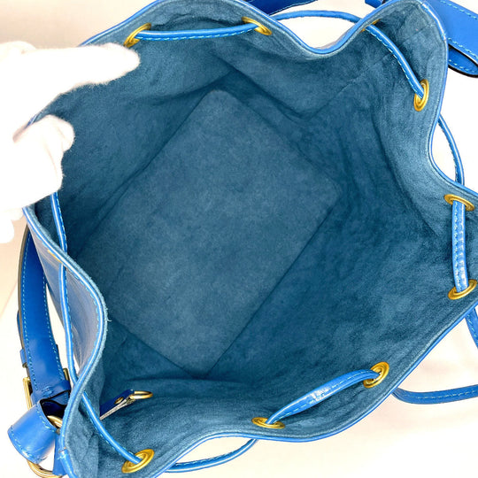 LOUIS VUITTON Shoulder Bag M44105 Epi Leather blue Petit Noe