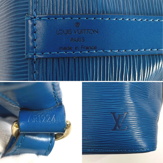LOUIS VUITTON Shoulder Bag M44105 Epi Leather blue Petit Noe