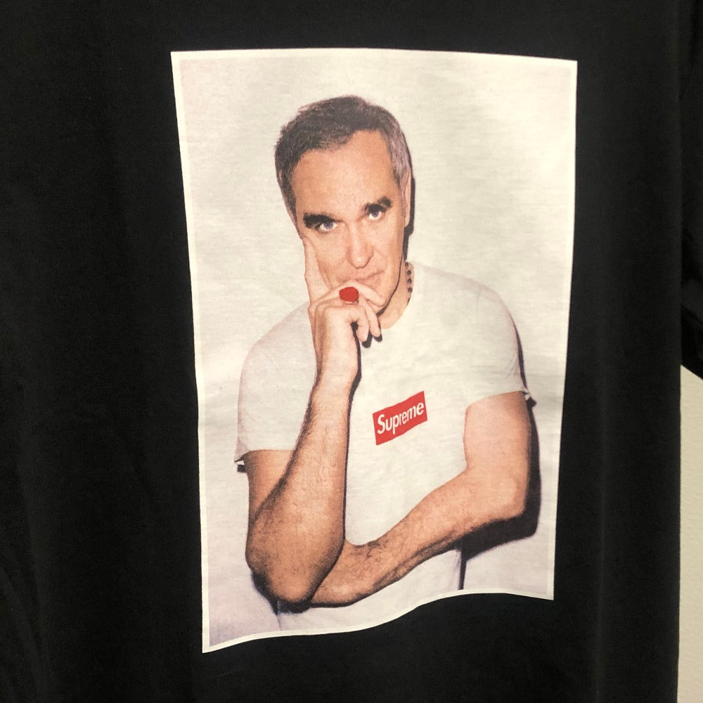 Supreme Short sleeve T-shirt cotton black photo print top 16Stainless Steel Morrissey S
