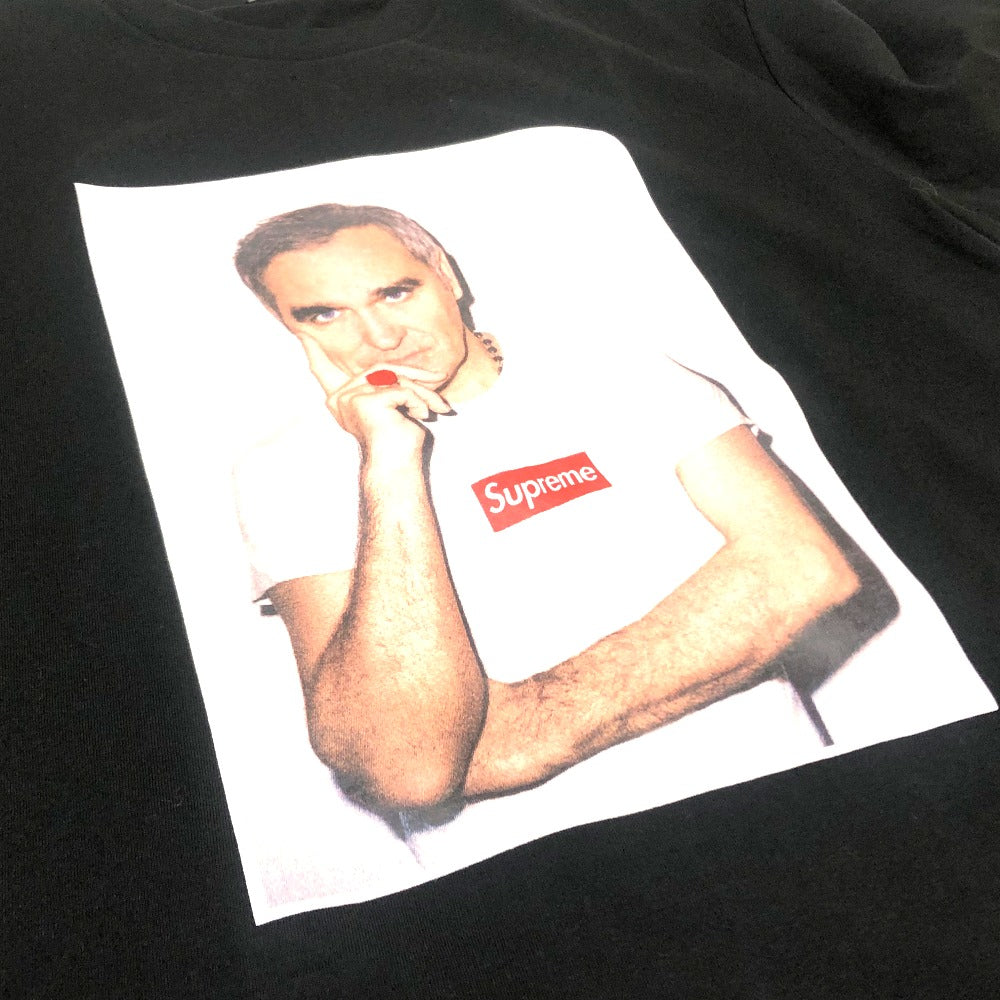 Supreme Short sleeve T-shirt cotton black photo print top 16Stainless Steel Morrissey S