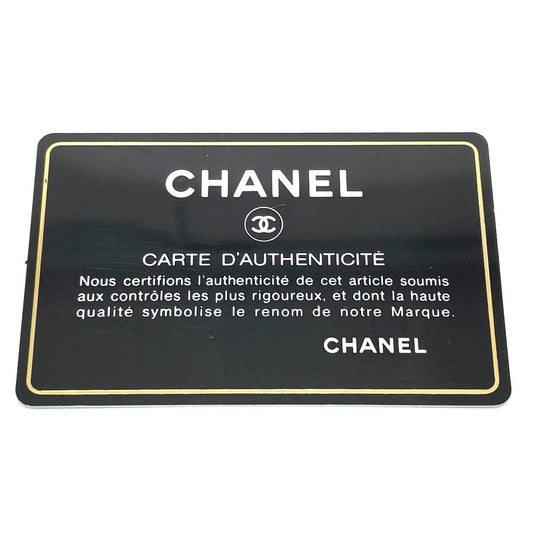 CHANEL Folded wallet A82184 leather black VOTEZ COCO Logo embossed vintage Women Used Authentic