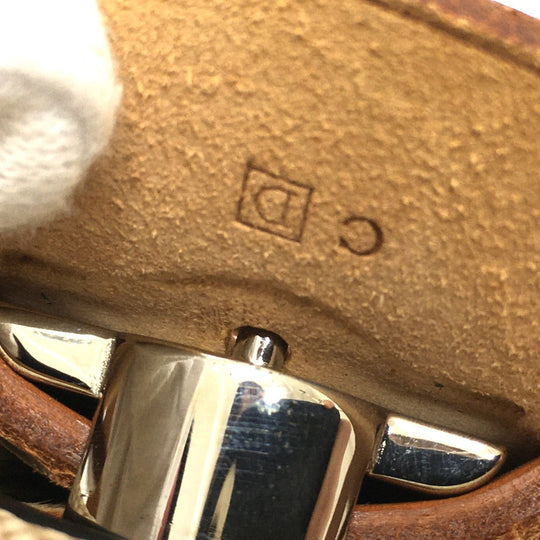 HERMES Backpack Leather/Toile GM beige With replacement bag Herbag add PM Women Used Authentic