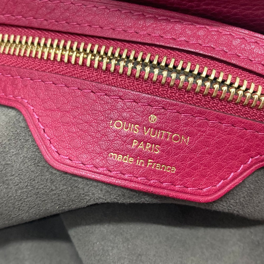 LOUIS VUITTON Handbag M93817 monogram mahina leather Red Monogram Mahina Thiells PM Women Used Authentic