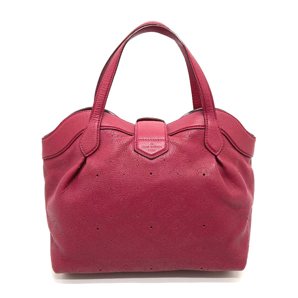 LOUIS VUITTON Handbag M93817 monogram mahina leather Red Monogram Mahina Thiells PM Women Used Authentic