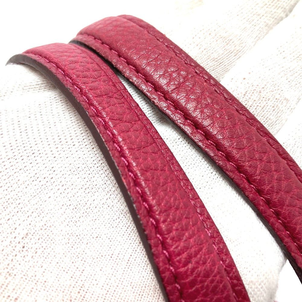 LOUIS VUITTON Handbag M93817 monogram mahina leather Red Monogram Mahina Thiells PM Women Used Authentic