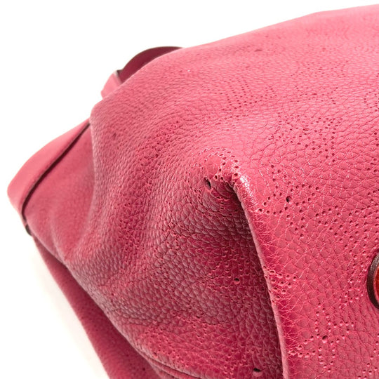 LOUIS VUITTON Handbag M93817 monogram mahina leather Red Monogram Mahina Thiells PM Women Used Authentic
