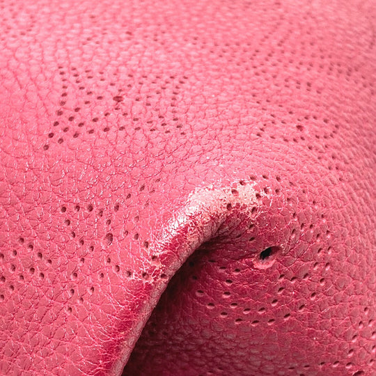 LOUIS VUITTON Handbag M93817 monogram mahina leather Red Monogram Mahina Thiells PM Women Used Authentic