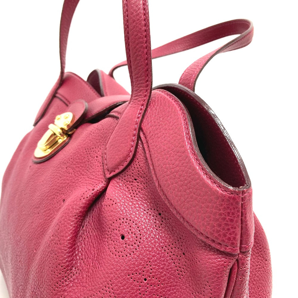 LOUIS VUITTON Handbag M93817 monogram mahina leather Red Monogram Mahina Thiells PM Women Used Authentic
