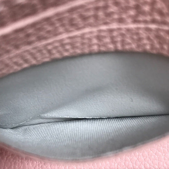 LOUIS VUITTON Long Wallet Purse M80403 Monogram Ann Platt Leather pink Monogram Ann Platt By the pool Women Used Authentic