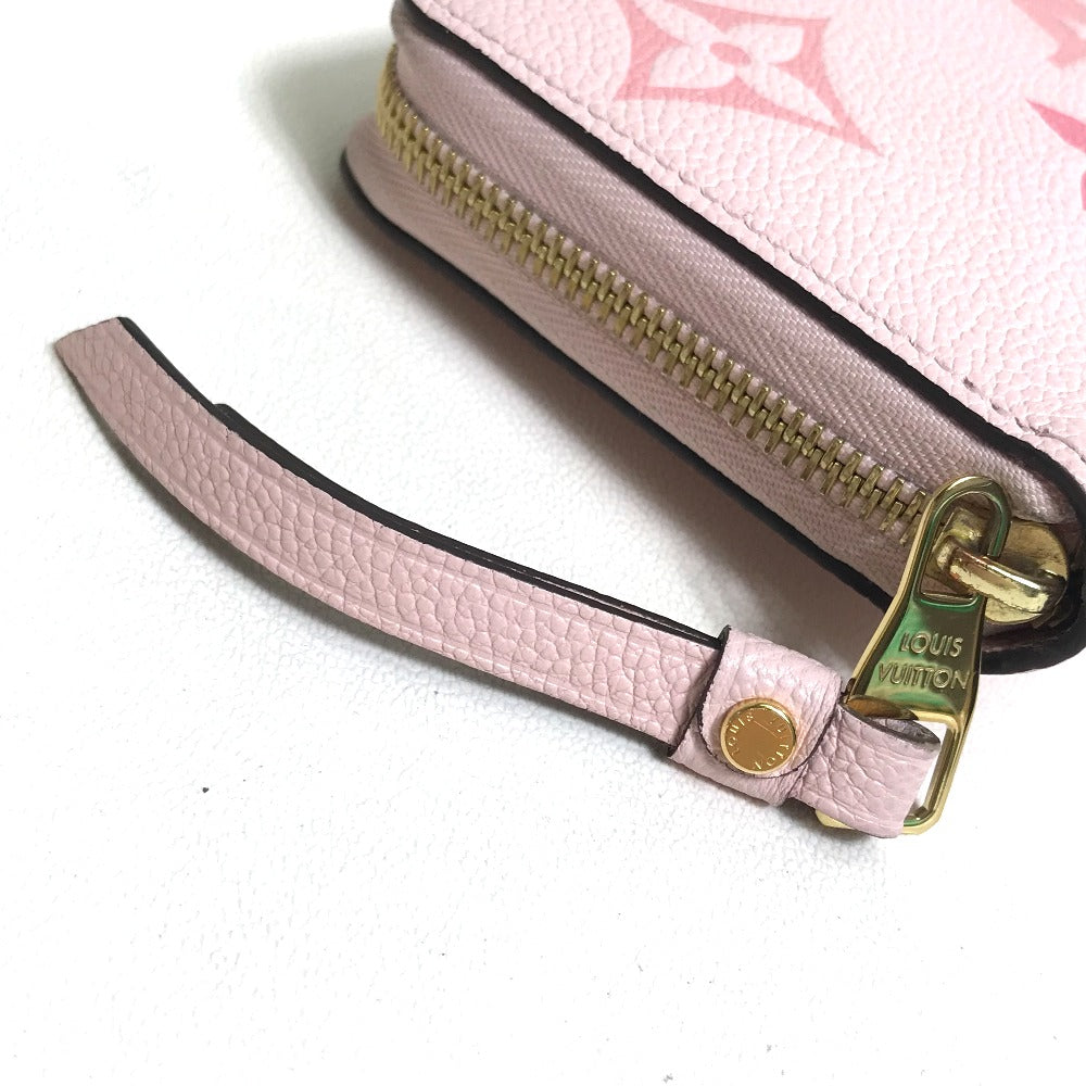 LOUIS VUITTON Long Wallet Purse M80403 Monogram Ann Platt Leather pink Monogram Ann Platt By the pool Women Used Authentic