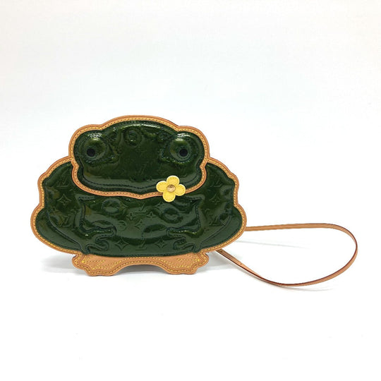 LOUIS VUITTON Shoulder Bag ‚l92269 Monogram Vernis green Monogram Vernis Conte de Fe Women Used Authentic