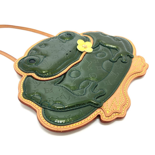 LOUIS VUITTON Shoulder Bag ‚l92269 Monogram Vernis green Monogram Vernis Conte de Fe Women Used Authentic