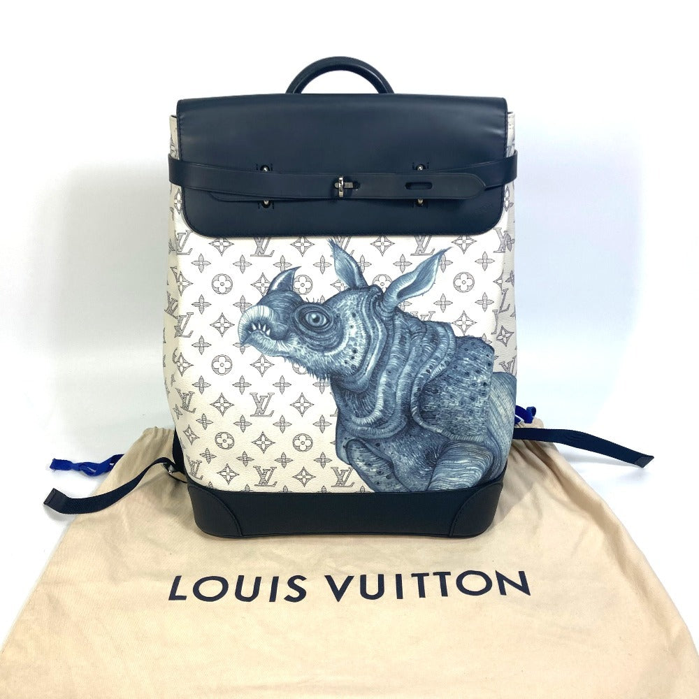 LOUIS VUITTON Backpack M54125 Monogram savanna canvas white Monogram savanna Backpack mens Used Authentic