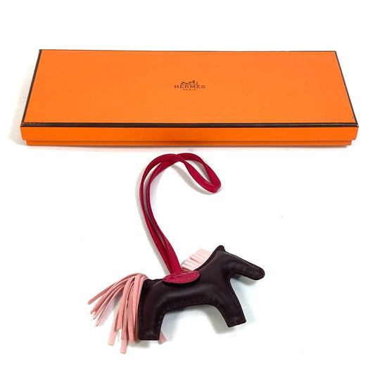 HERMES Bag charm Anyo Miro Brown Rodeo PM Women Used Authentic