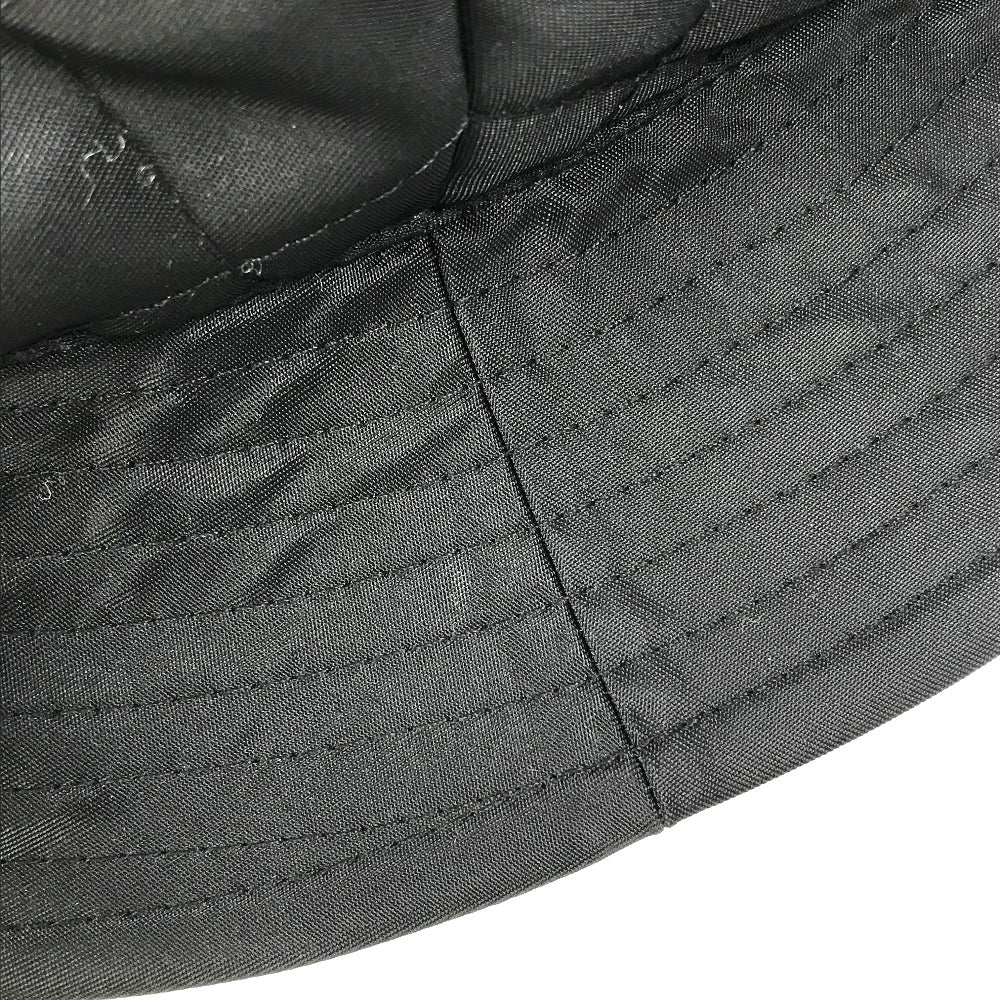 CELINE hat  2AUB0930C Nylon black logo quilting Women S/57 Used Authentic