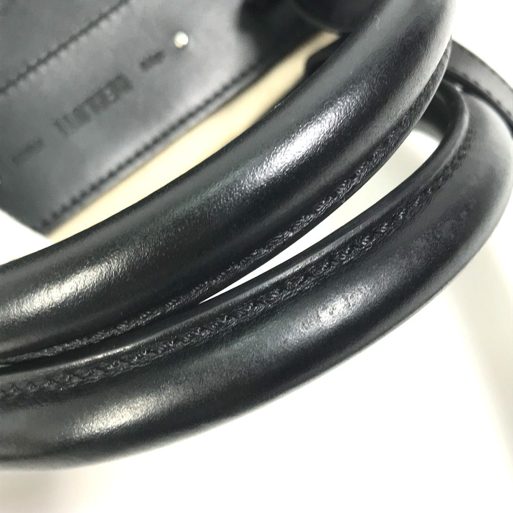 Berluti Tote Bag leather black logo Ulysse Small mens Used Authentic