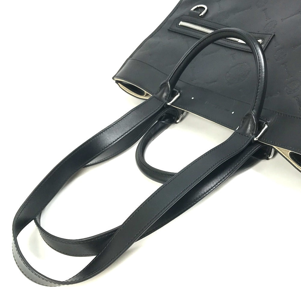 Berluti Tote Bag leather black logo Ulysse Small mens Used Authentic