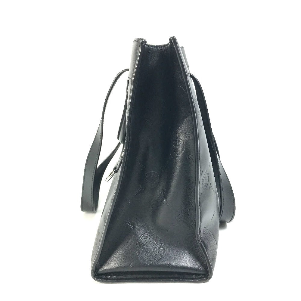Berluti Tote Bag leather black logo Ulysse Small mens Used Authentic
