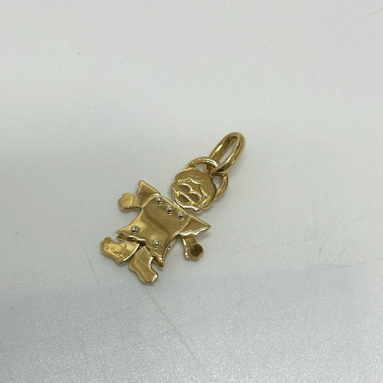 Pomellato Necklace K18YG , K18WG gold angel angel diamond