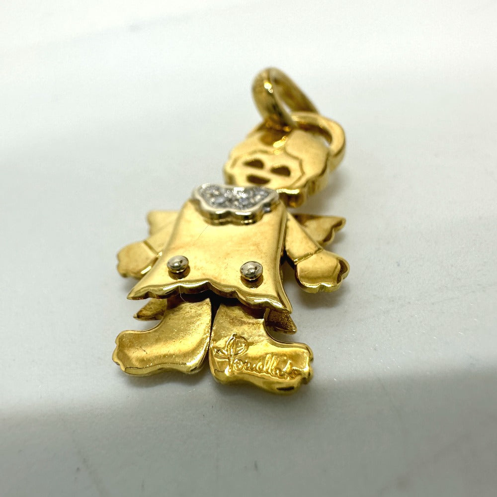 Pomellato Necklace K18YG , K18WG gold angel angel diamond