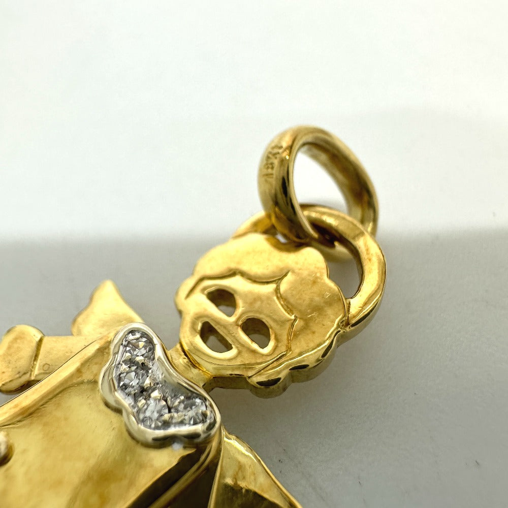 Pomellato Necklace K18YG , K18WG gold angel angel diamond