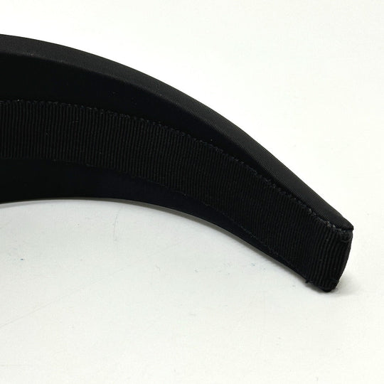 PRADA hair accessory Nylon black Triangle logo hair accessory Women Used Authentic