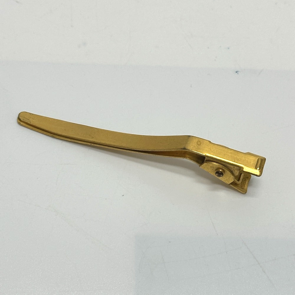 CHANEL Valletta Gold Plated gold Barrette Women Used Authentic