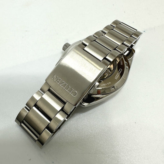 CITIZEN Watches Mechanical Automatic 9011-S125804 Stainless Steel Silver mechanical black dial mens Used Authentic
