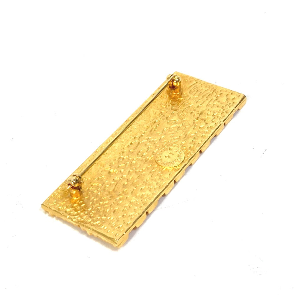 CELINE Brooch Gold Plated gold Arc de Triomphe vintage Women Used Authentic