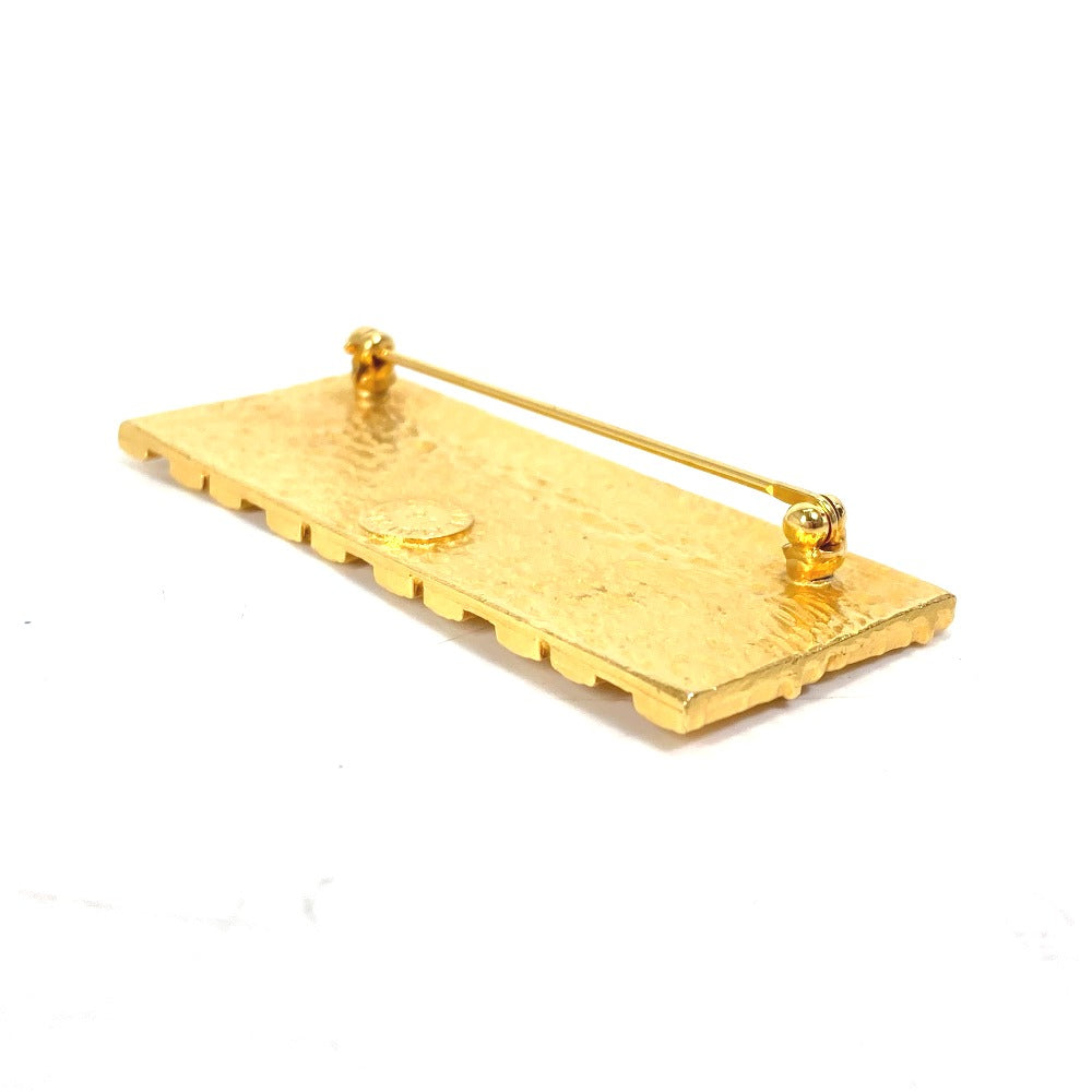 CELINE Brooch Gold Plated gold Arc de Triomphe vintage Women Used Authentic