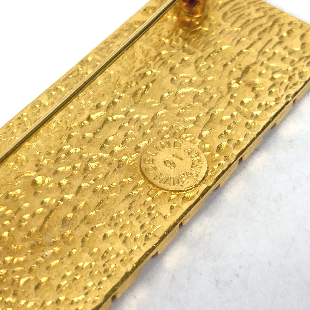 CELINE Brooch Gold Plated gold Arc de Triomphe vintage Women Used Authentic
