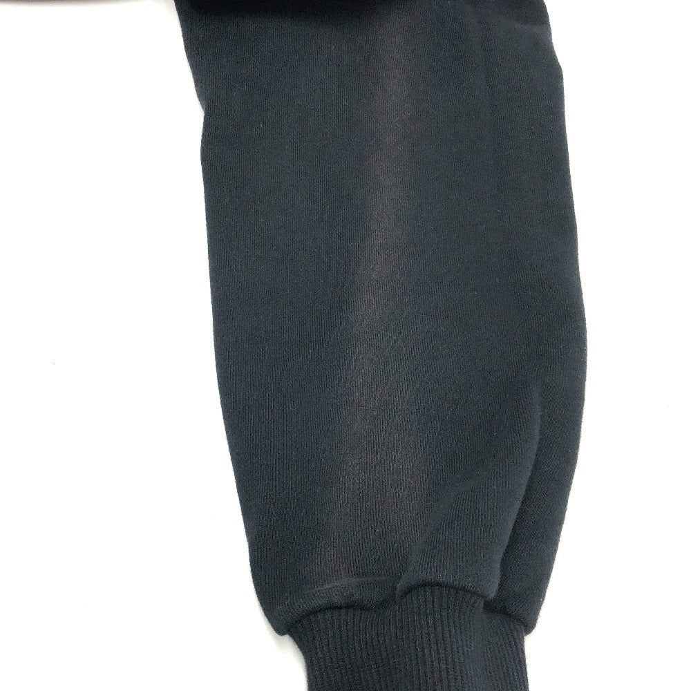 CELINE Hoodie 2Y468670Q cotton black logo laces Hoodie mens XS Used Authentic