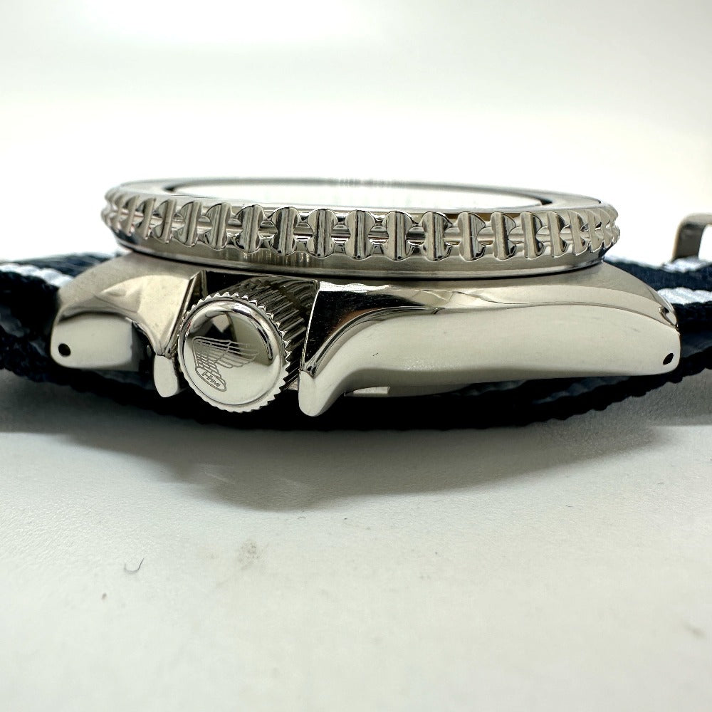 SEIKO Watches Mechanical Automatic 4R36-15A0 Stainless Steel, Nylon Belt Silver Seiko 5 super cub blue dial mens Used Authentic