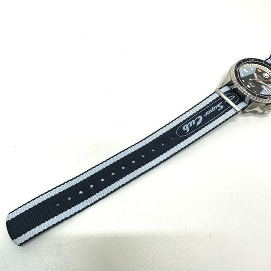 SEIKO Watches Mechanical Automatic 4R36-15A0 Stainless Steel, Nylon Belt Silver Seiko 5 super cub blue dial mens Used Authentic