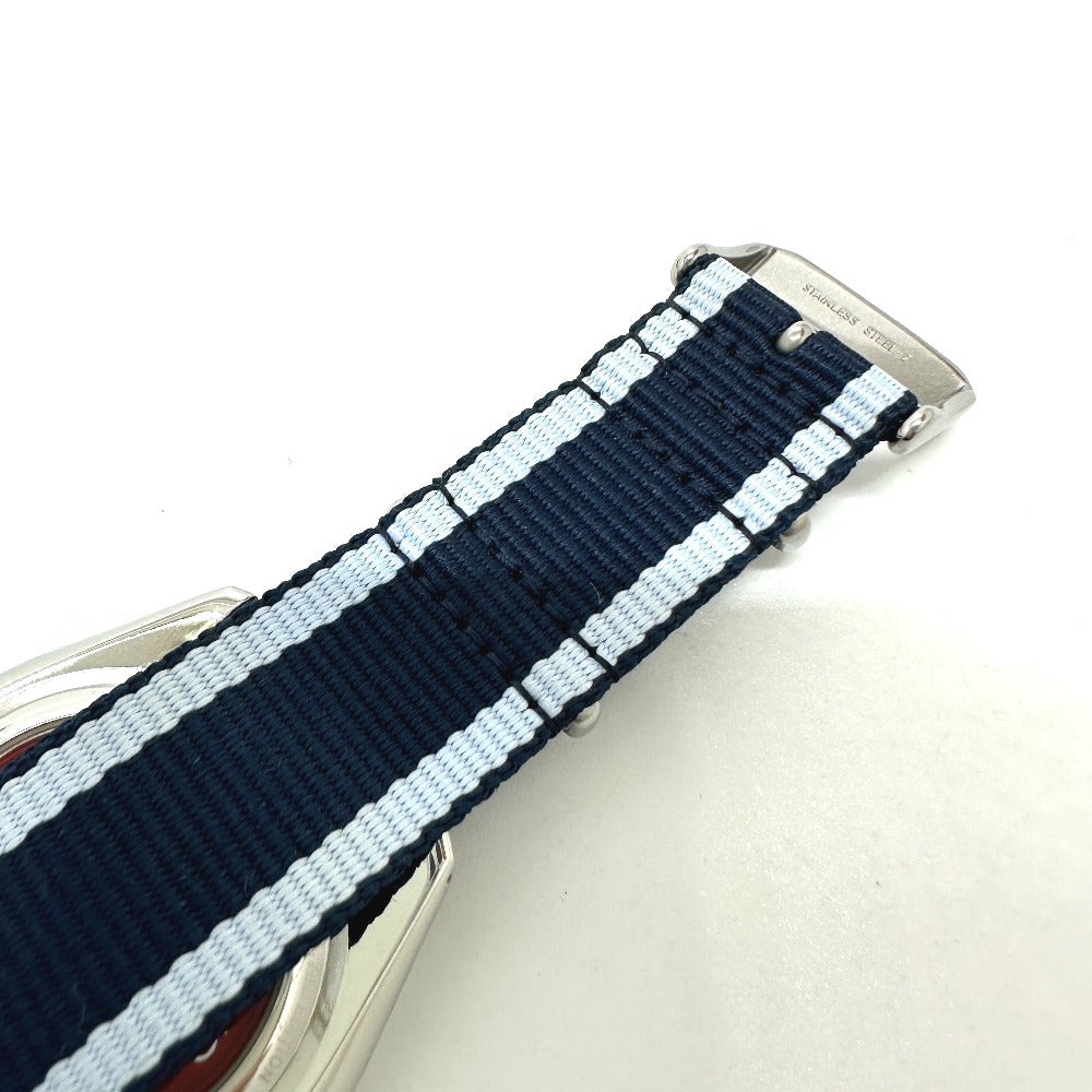 SEIKO Watches Mechanical Automatic 4R36-15A0 Stainless Steel, Nylon Belt Silver Seiko 5 super cub blue dial mens Used Authentic