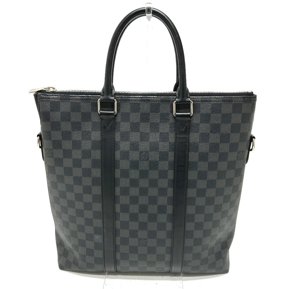 LOUIS VUITTON Tote Bag N40000 Damier Grafitto Canvas black Damier Grafitte Anton mens Used Authentic