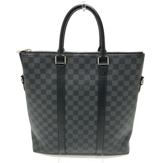 LOUIS VUITTON Tote Bag N40000 Damier Grafitto Canvas black Damier Grafitte Anton mens Used Authentic