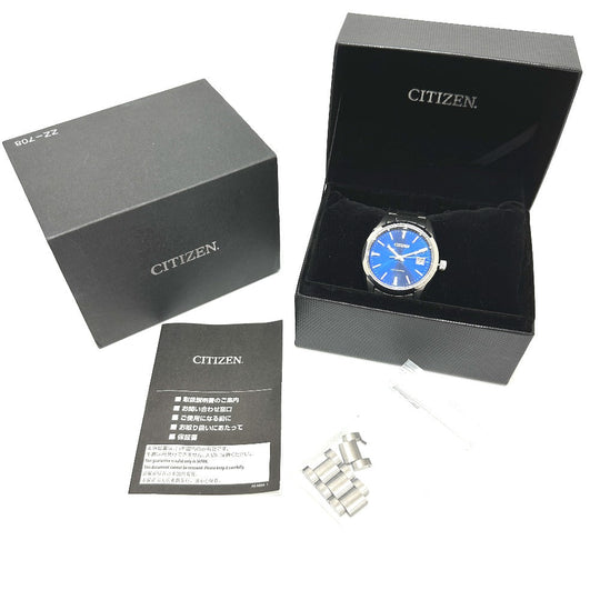 CITIZEN Watches Mechanical Automatic NB1050-59L Stainless Steel Silver mechanical Navy dial