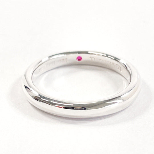 TIFFANY&Co. Ring Silver925, Ruby Silver El Saperetti Stacking band