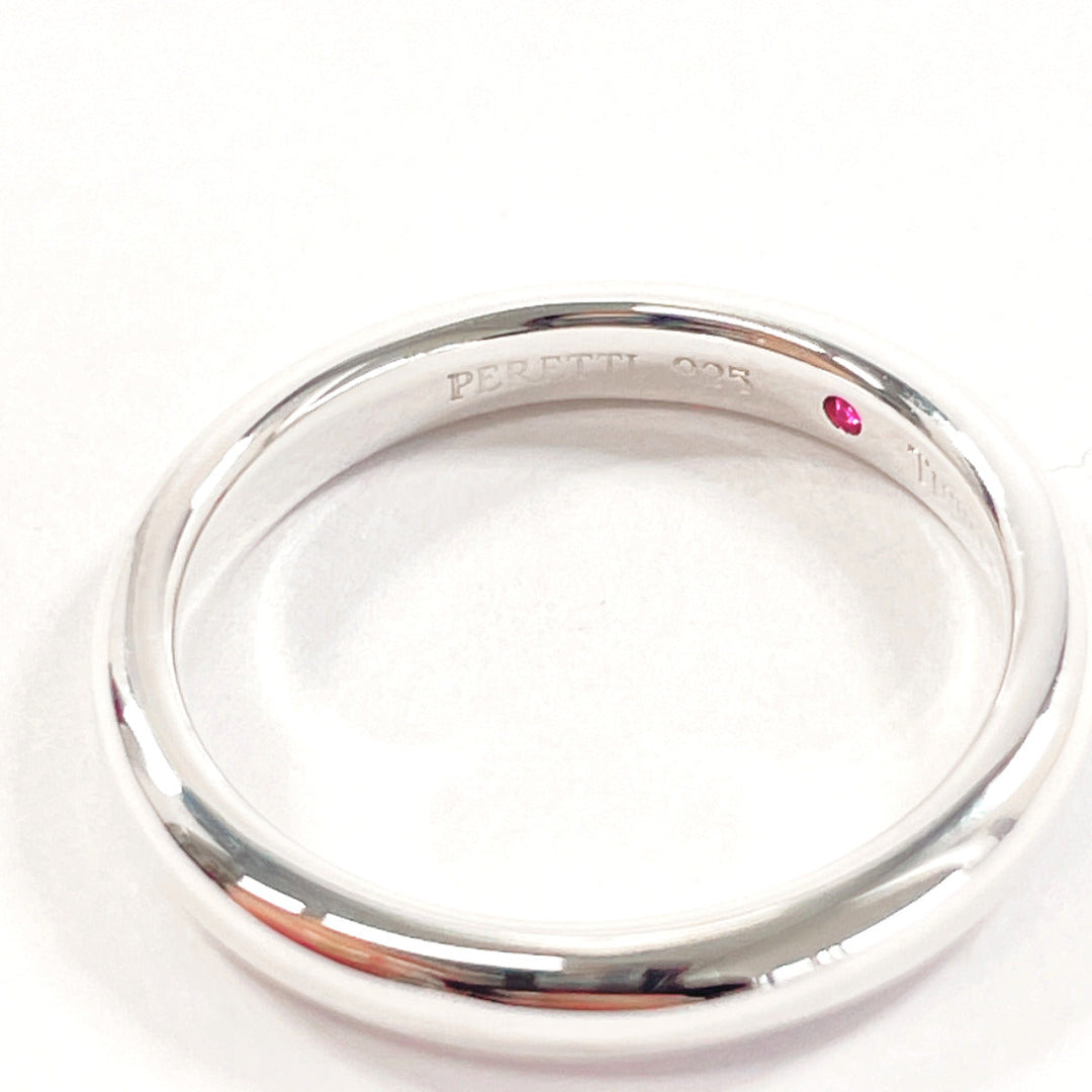 TIFFANY&Co. Ring Silver925, Ruby Silver El Saperetti Stacking band