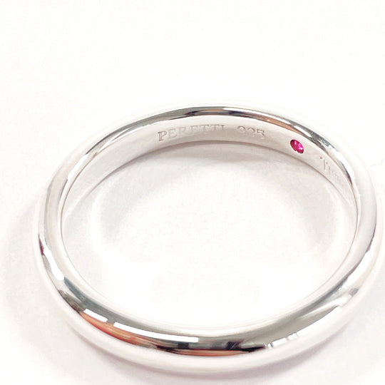 TIFFANY&Co. Ring Silver925, Ruby Silver El Saperetti Stacking band