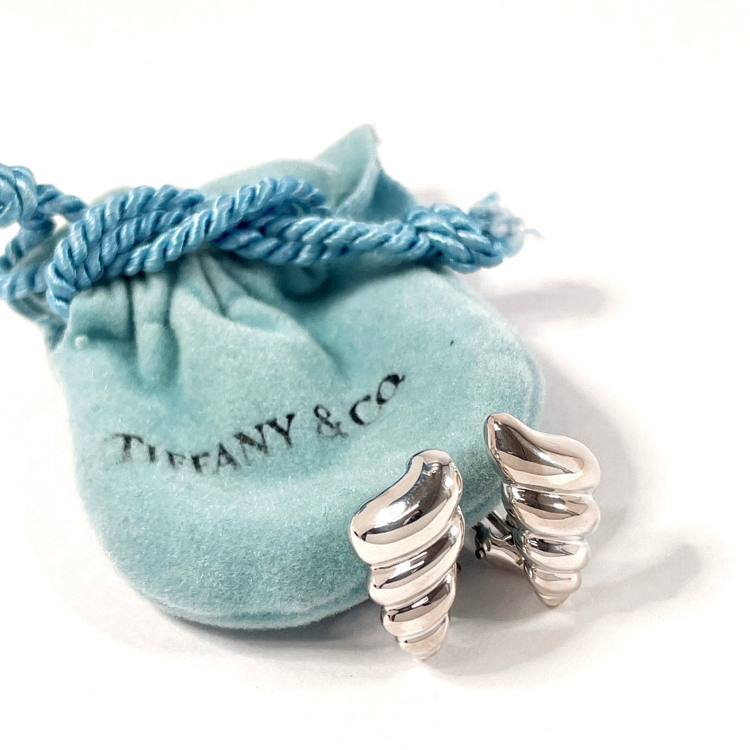 TIFFANY&Co. Earring Silver Silver vintage Twist