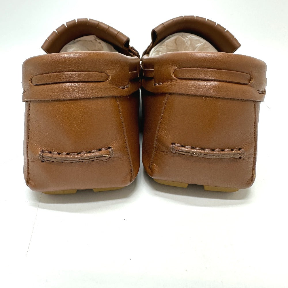 GUCCI loafers 575642 leather Brown Interlocking G 7