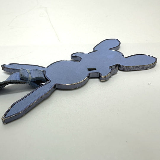 LOUIS VUITTON key ring M62736 leather purple LV Rabbit Jeff Koons Women Used Authentic