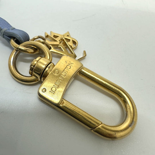 LOUIS VUITTON key ring M62736 leather purple LV Rabbit Jeff Koons Women Used Authentic