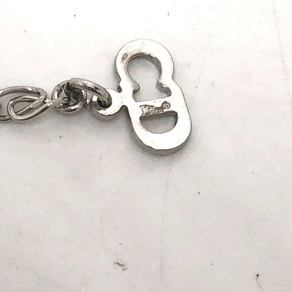 Dior Necklace metal blue Trotter Number 2 plate Women Used Authentic