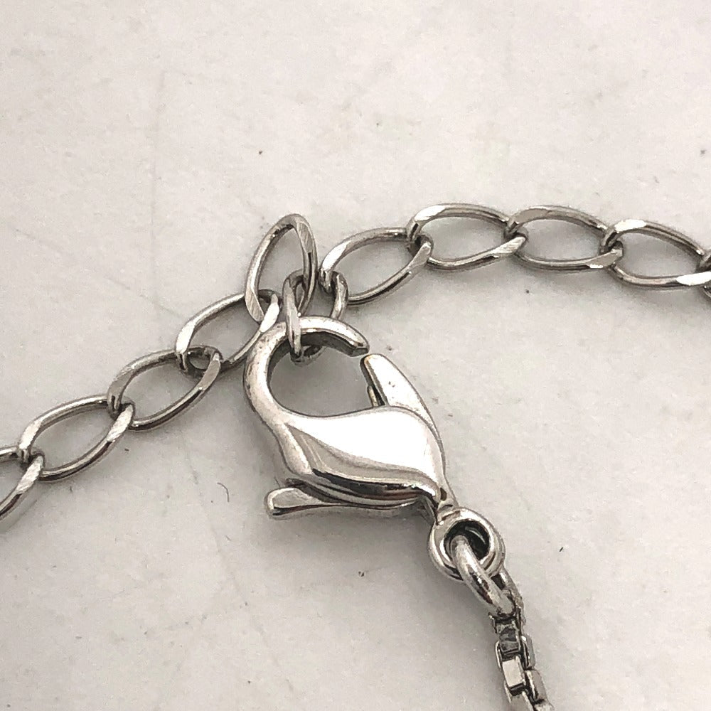 Dior Necklace metal blue Trotter Number 2 plate Women Used Authentic