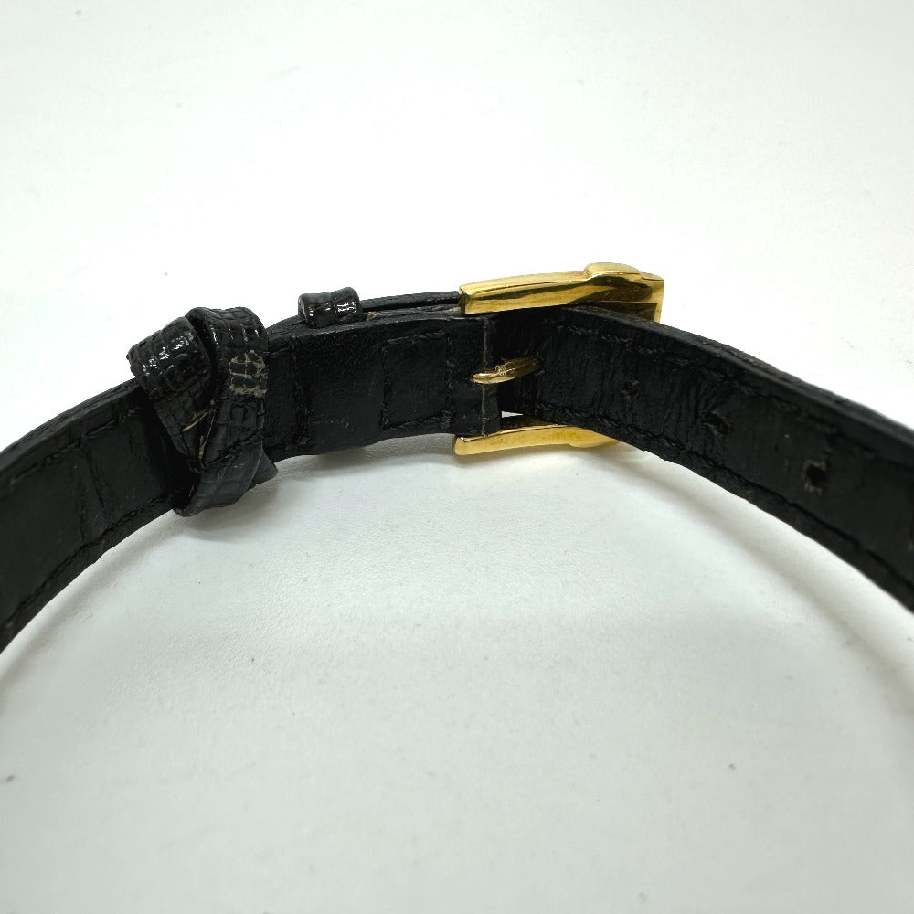 FENDI Watches Quartz 640L Gold Plated gold Change belt 5 colors white dial Women Used Authentic