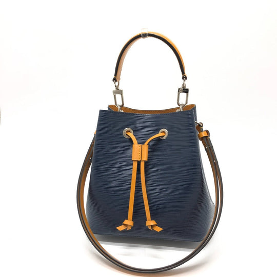 LOUIS VUITTON Shoulder Bag M53610 Epi Leather Navy Epi Neonoe Women Used Authentic