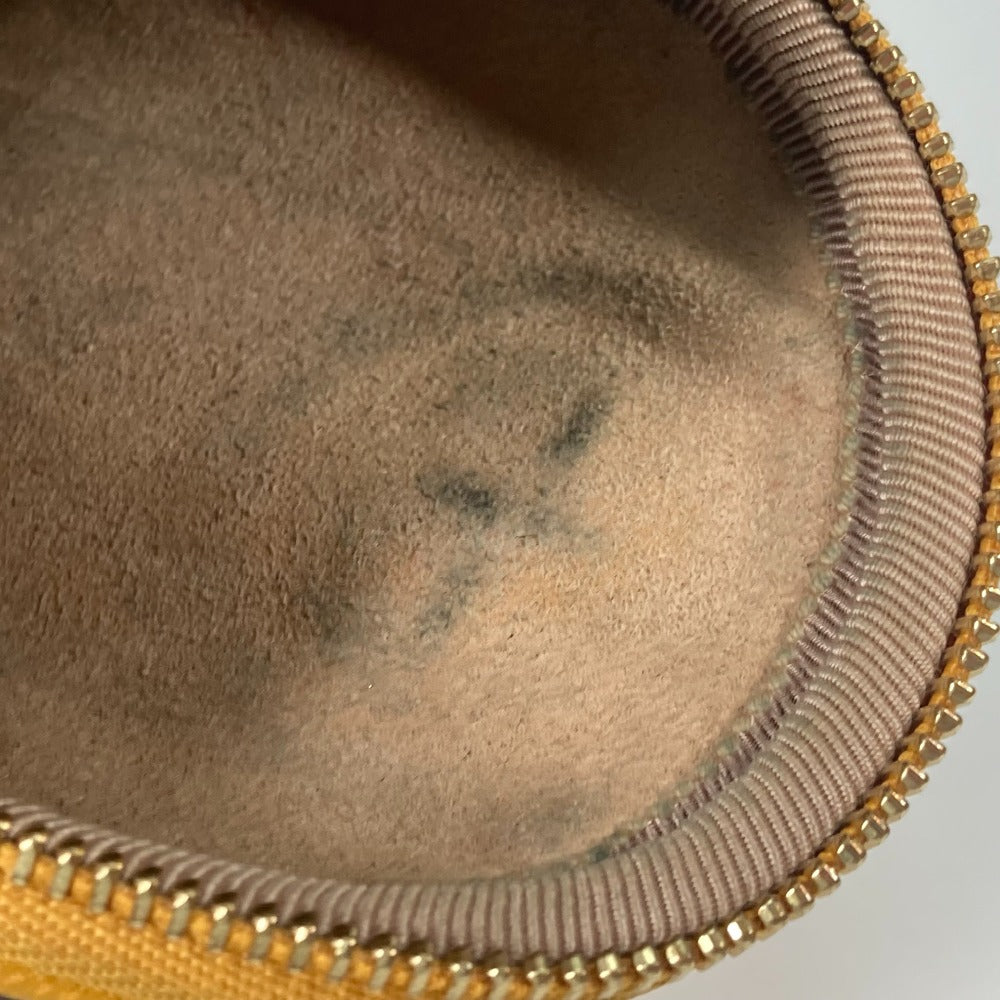 GUCCI Coin case 574840 GG Supreme Canvas yellow GG Marmont Sherry line Women Used Authentic